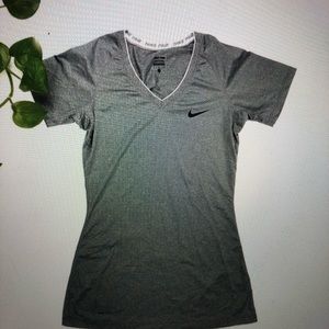 Gray Nike Pro T-shirt